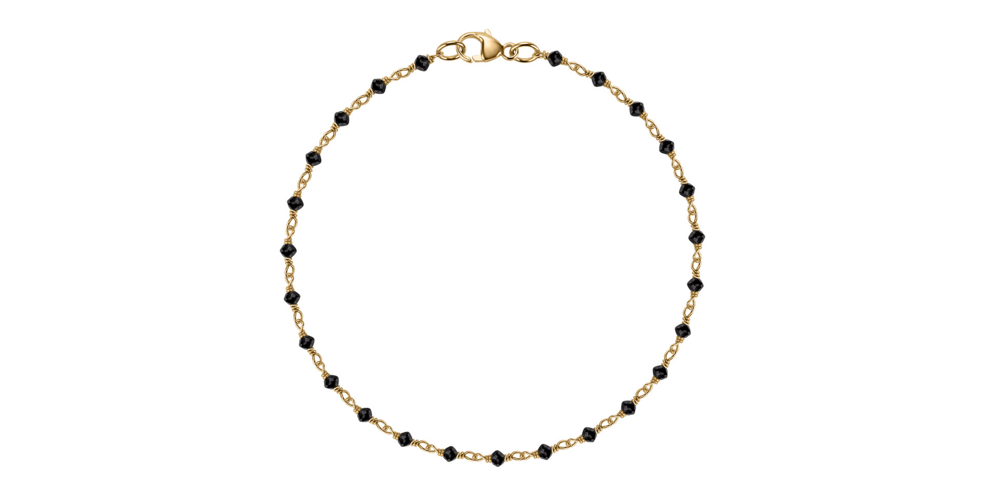 Bracelet with black diamonds Dark Melody