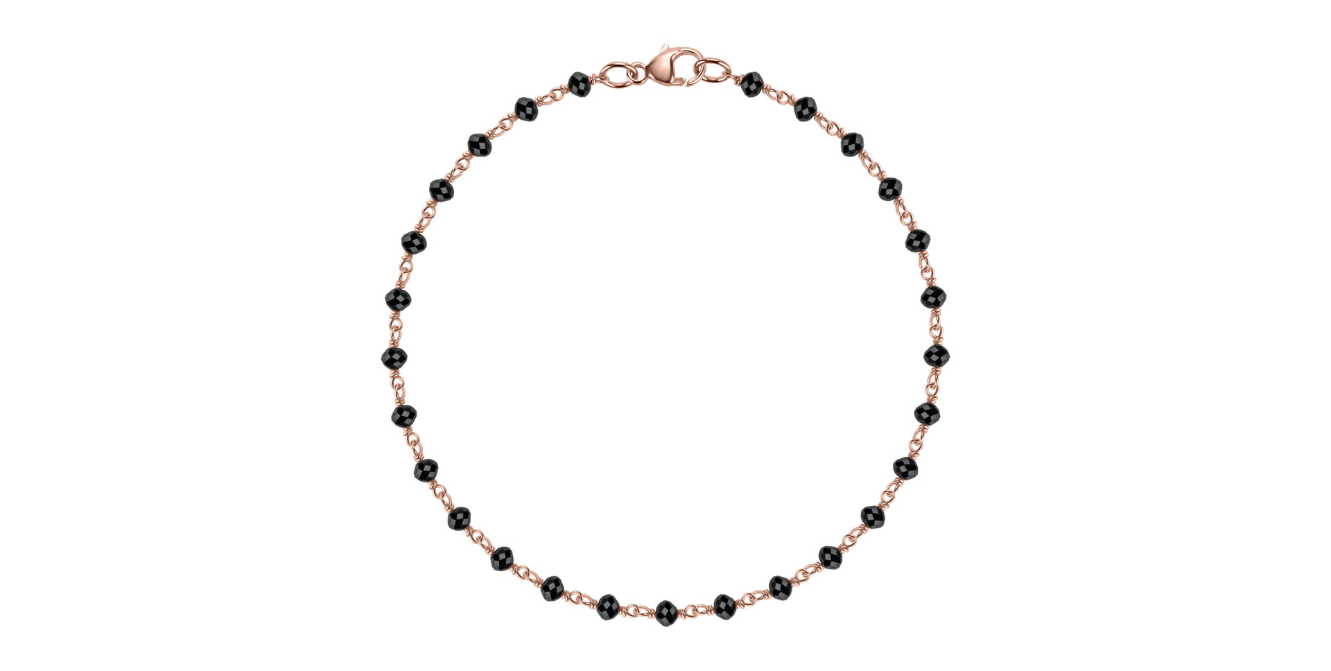 Bracelet with black diamonds Dark Melody