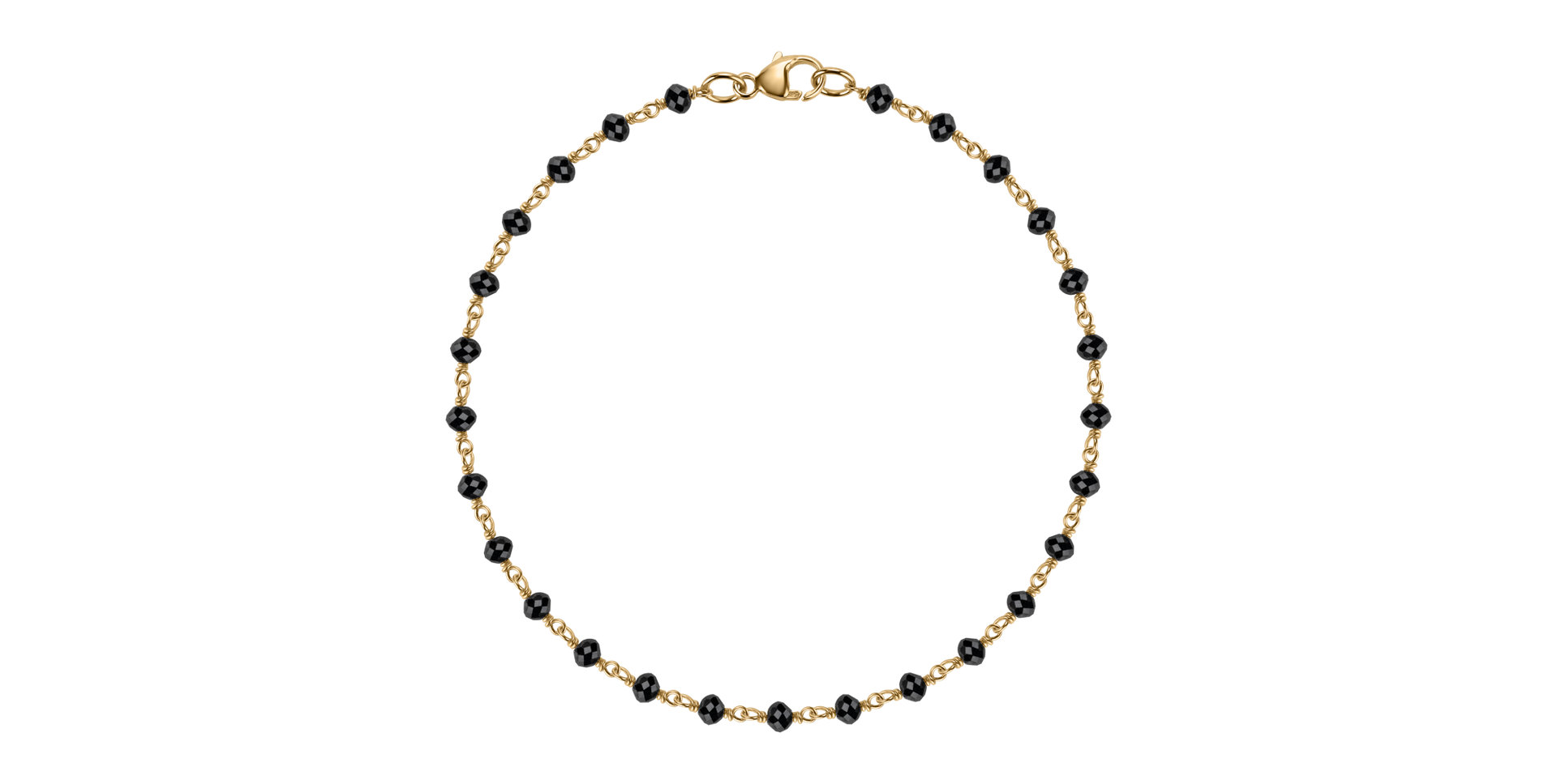 Bracelet with black diamonds Dark Melody