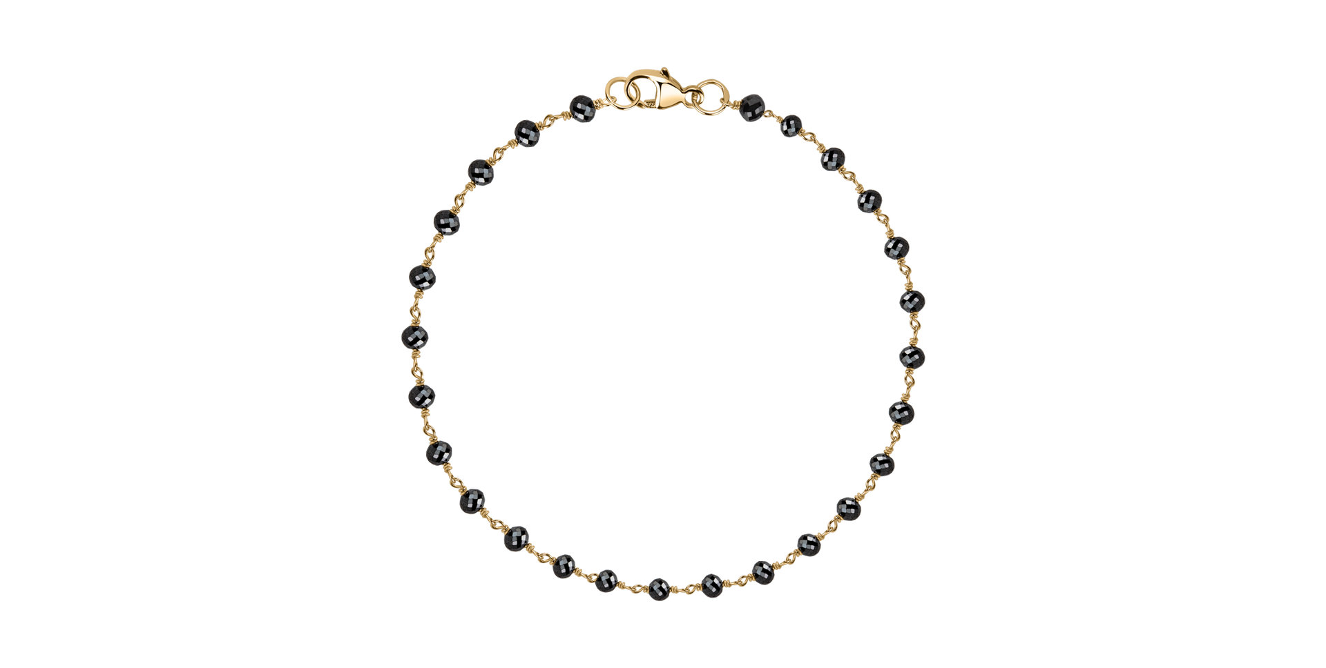 Bracelet with black diamonds Dark Melody