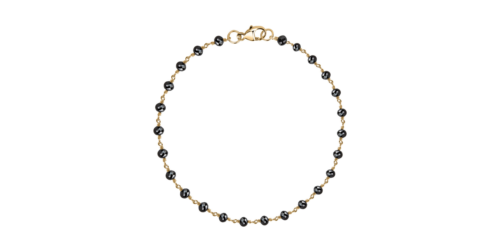 Bracelet with black diamonds Dark Melody