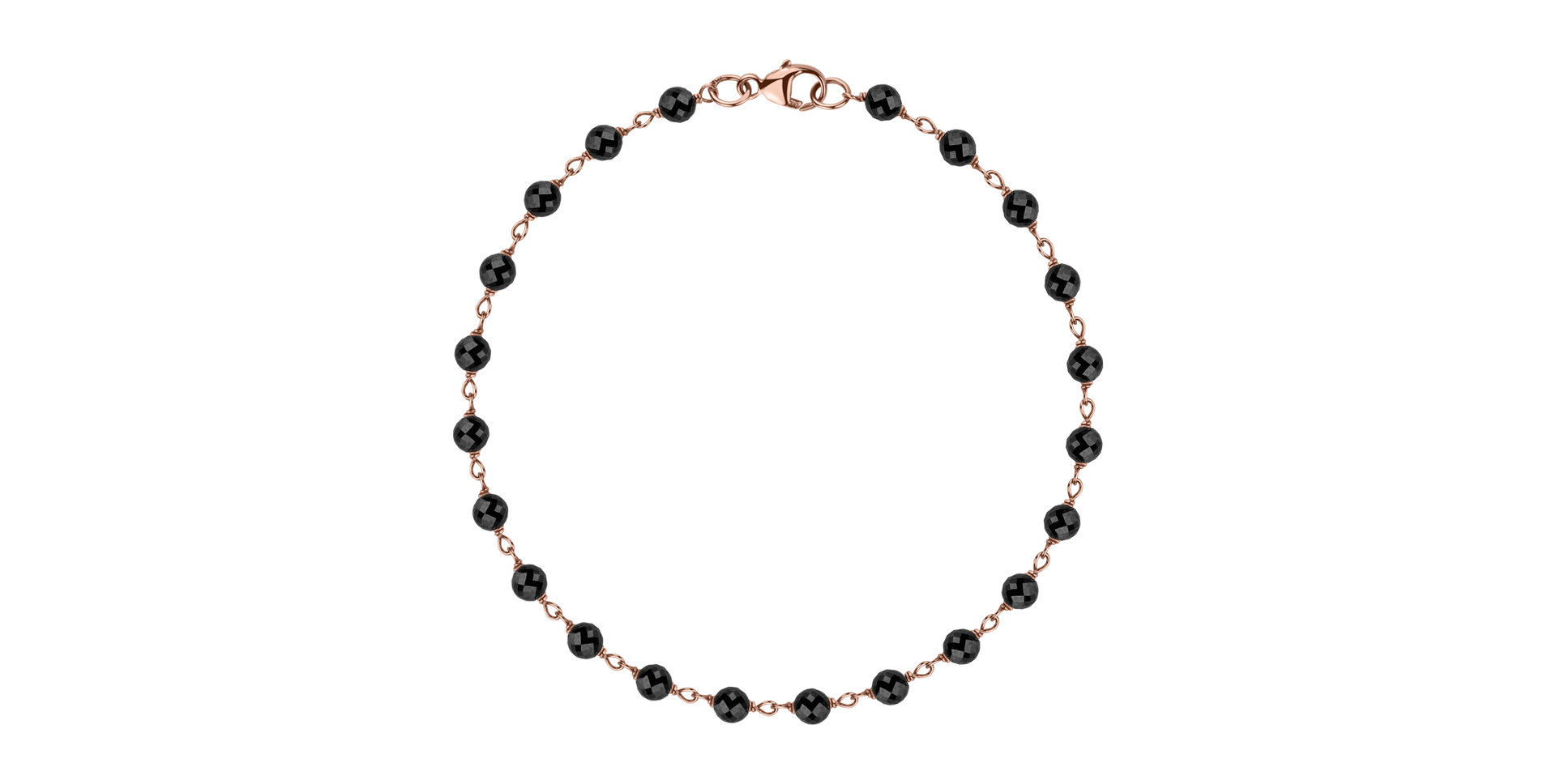 Bracelet with black diamonds Dark Melody