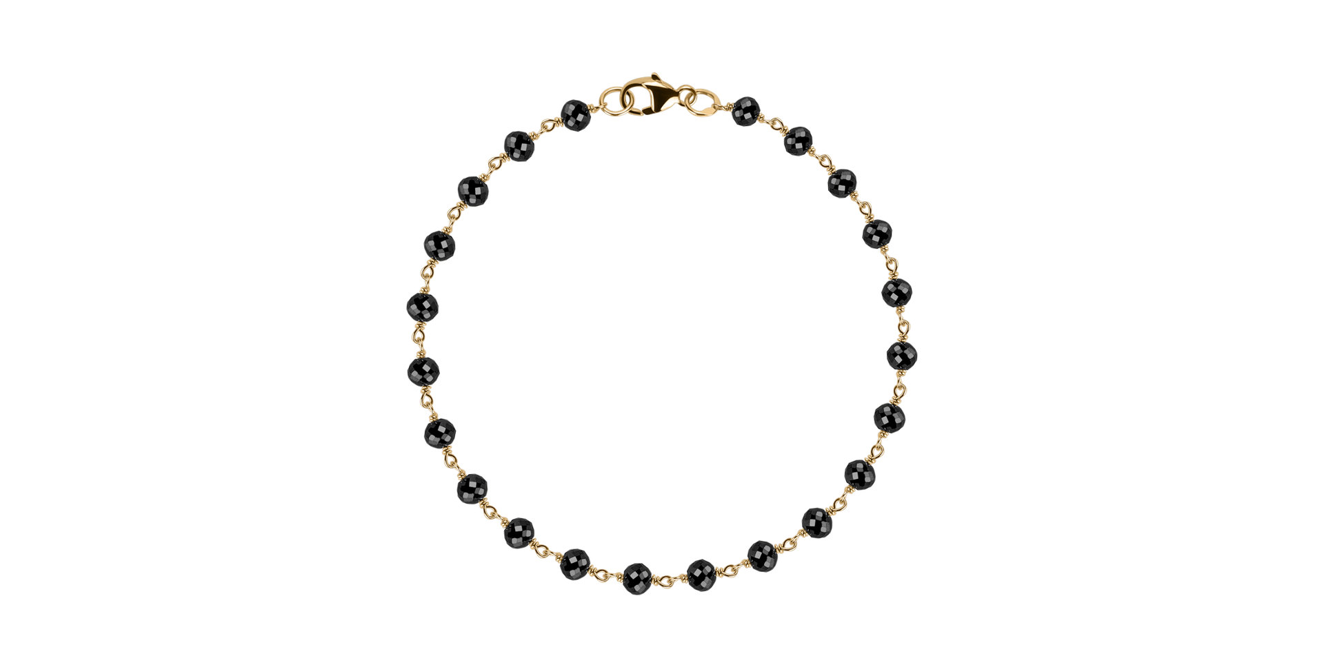 Bracelet with black diamonds Dark Melody