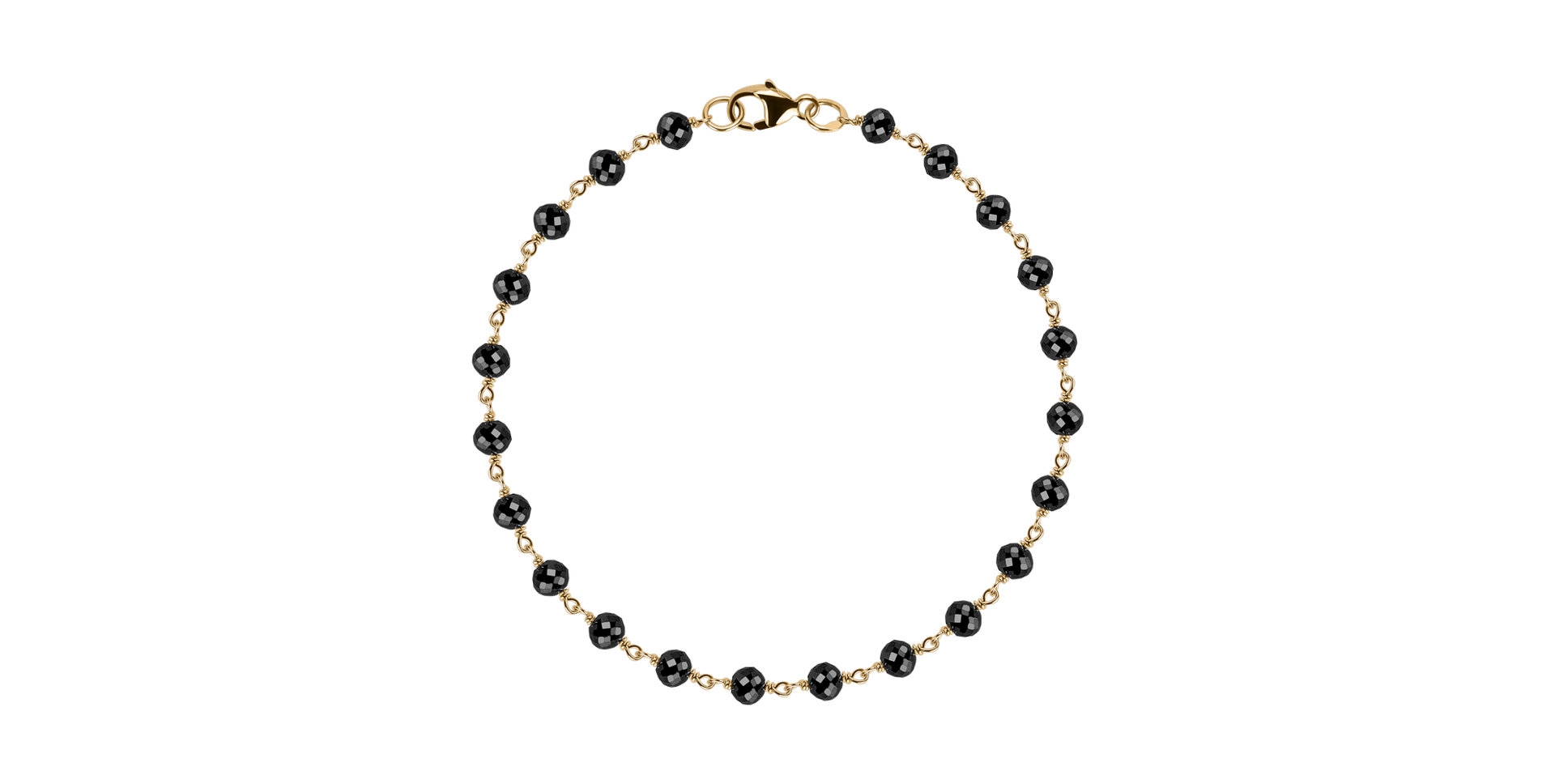 Bracelet with black diamonds Dark Melody