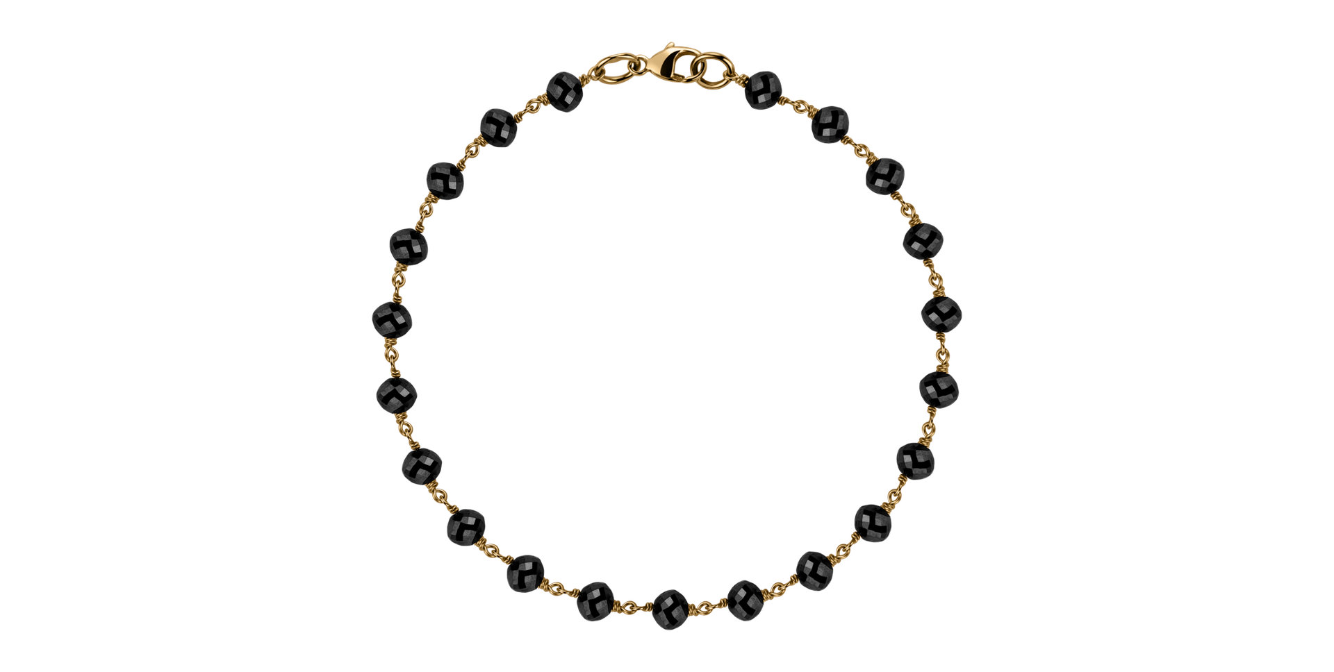 Bracelet with black diamonds Dark Melody