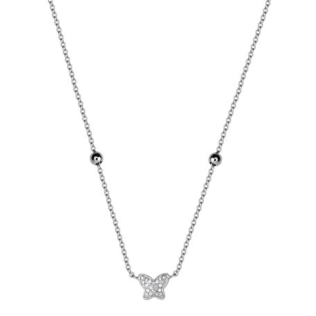 Diamond necklace Magic Butterfly