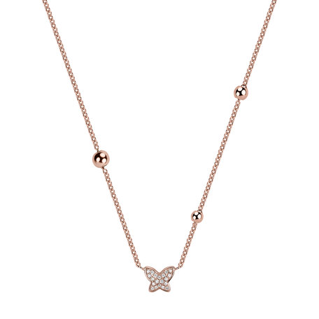 Diamond necklace Magic Butterfly