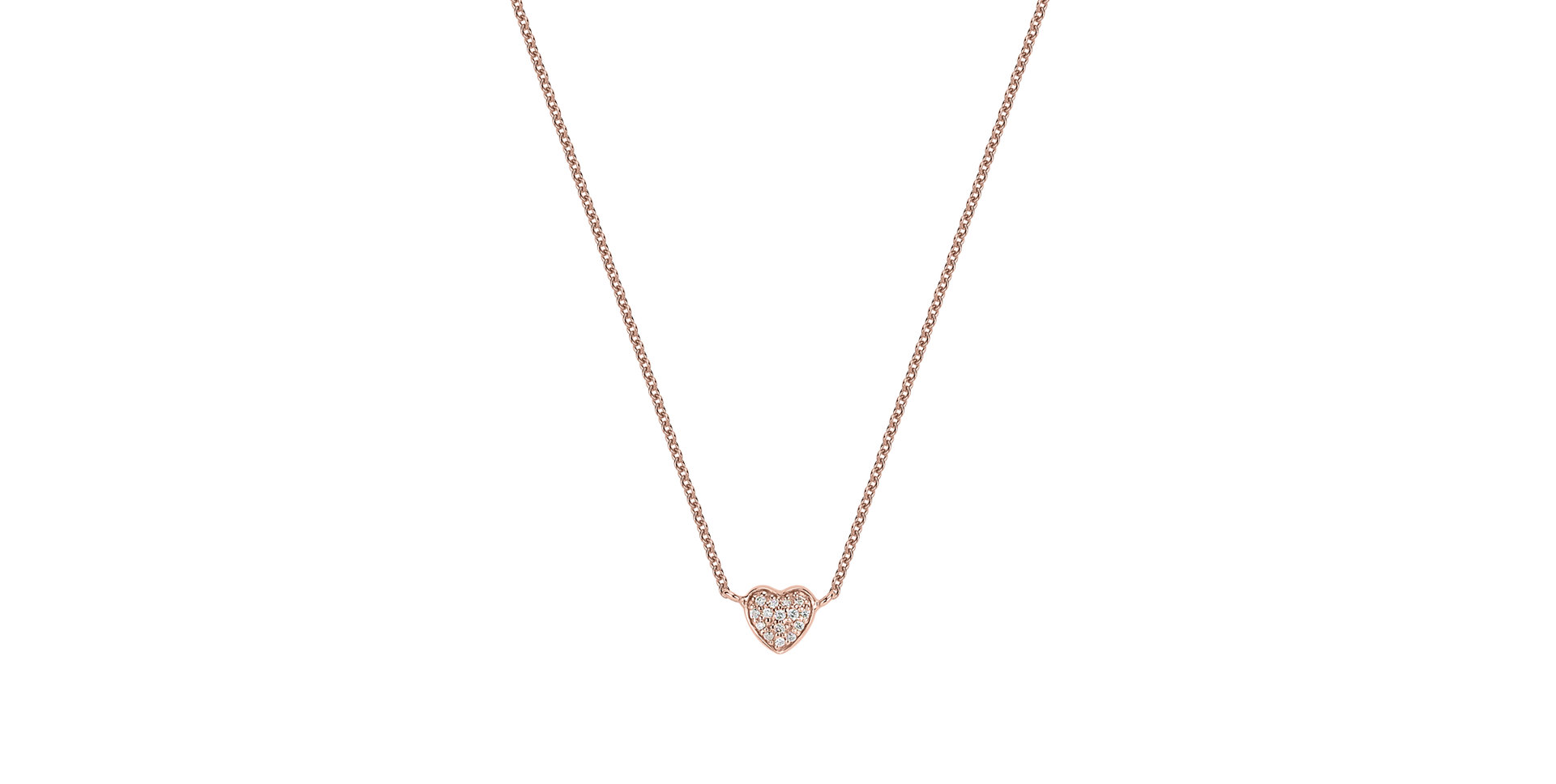 Diamond necklace Tender Heart