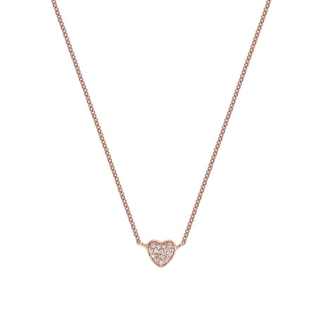 Diamond necklace Tender Heart