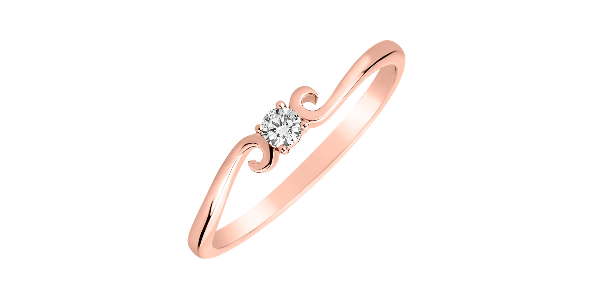 Diamond ring Baroque Love