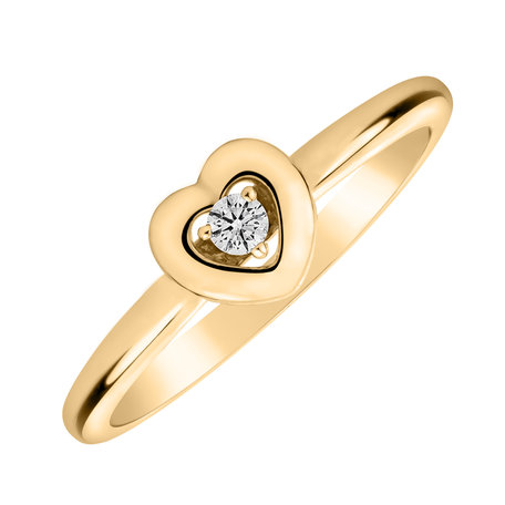 Diamond ring Tender Heart