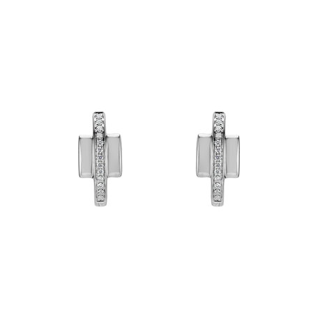 Diamond earrings Midnight Streamer