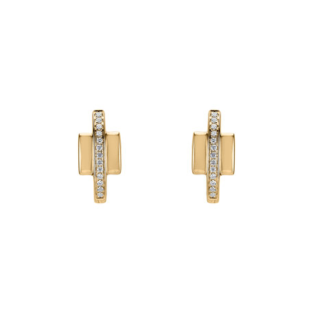 Diamond earrings Midnight Streamer