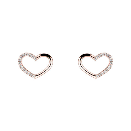 Diamond earrings Shiny Hearts