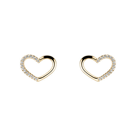 Diamond earrings Shiny Hearts