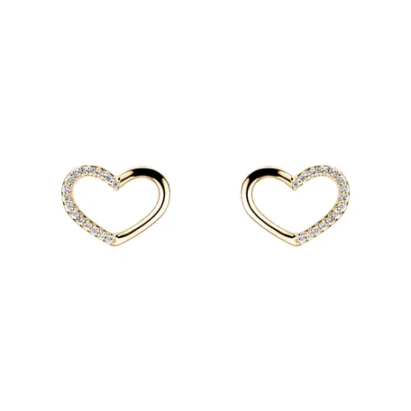 Diamond earrings Shiny Hearts