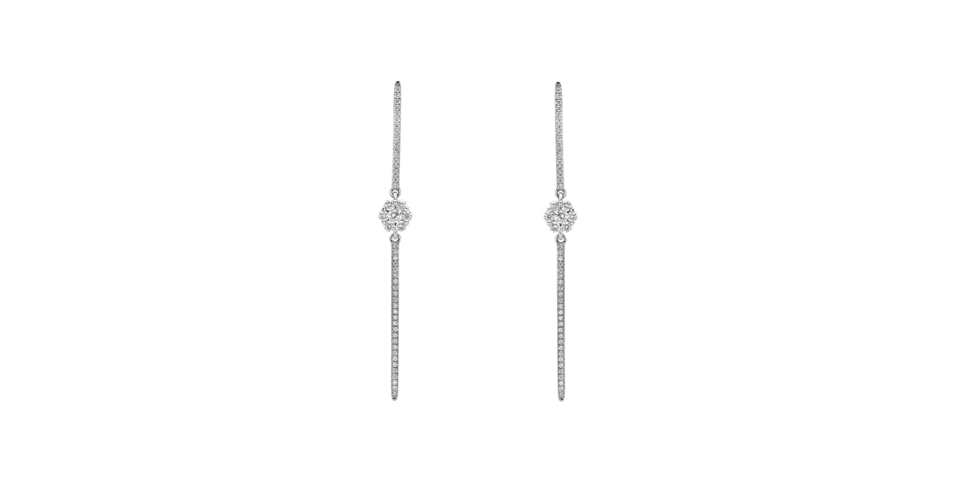 Diamond earrings Diamond Waterfall