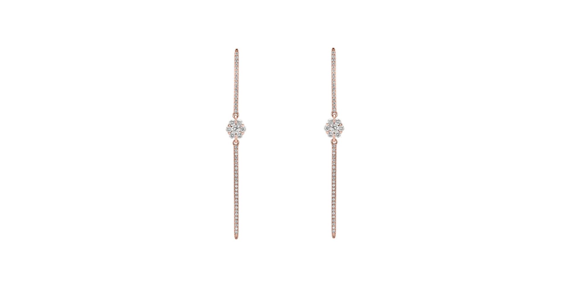 Diamond earrings Diamond Waterfall