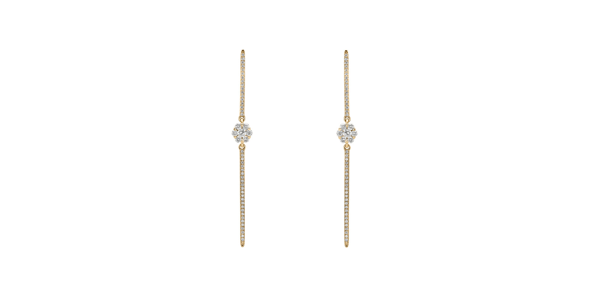 Diamond earrings Diamond Waterfall