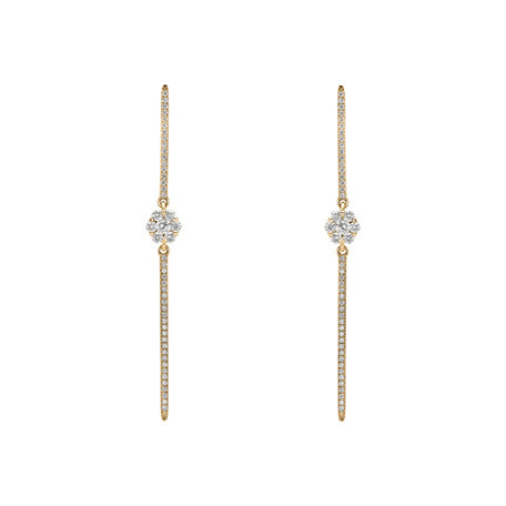 Diamond earrings Diamond Waterfall