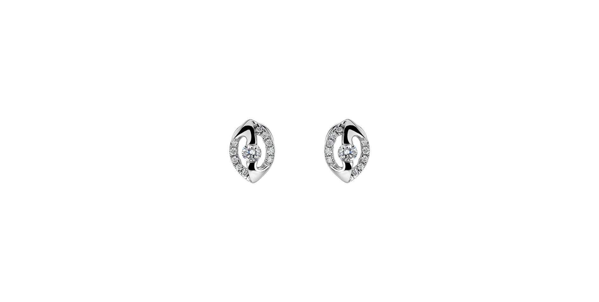 Diamond earrings Shiny Eye