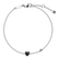 Bracelet with black diamonds My Heart5