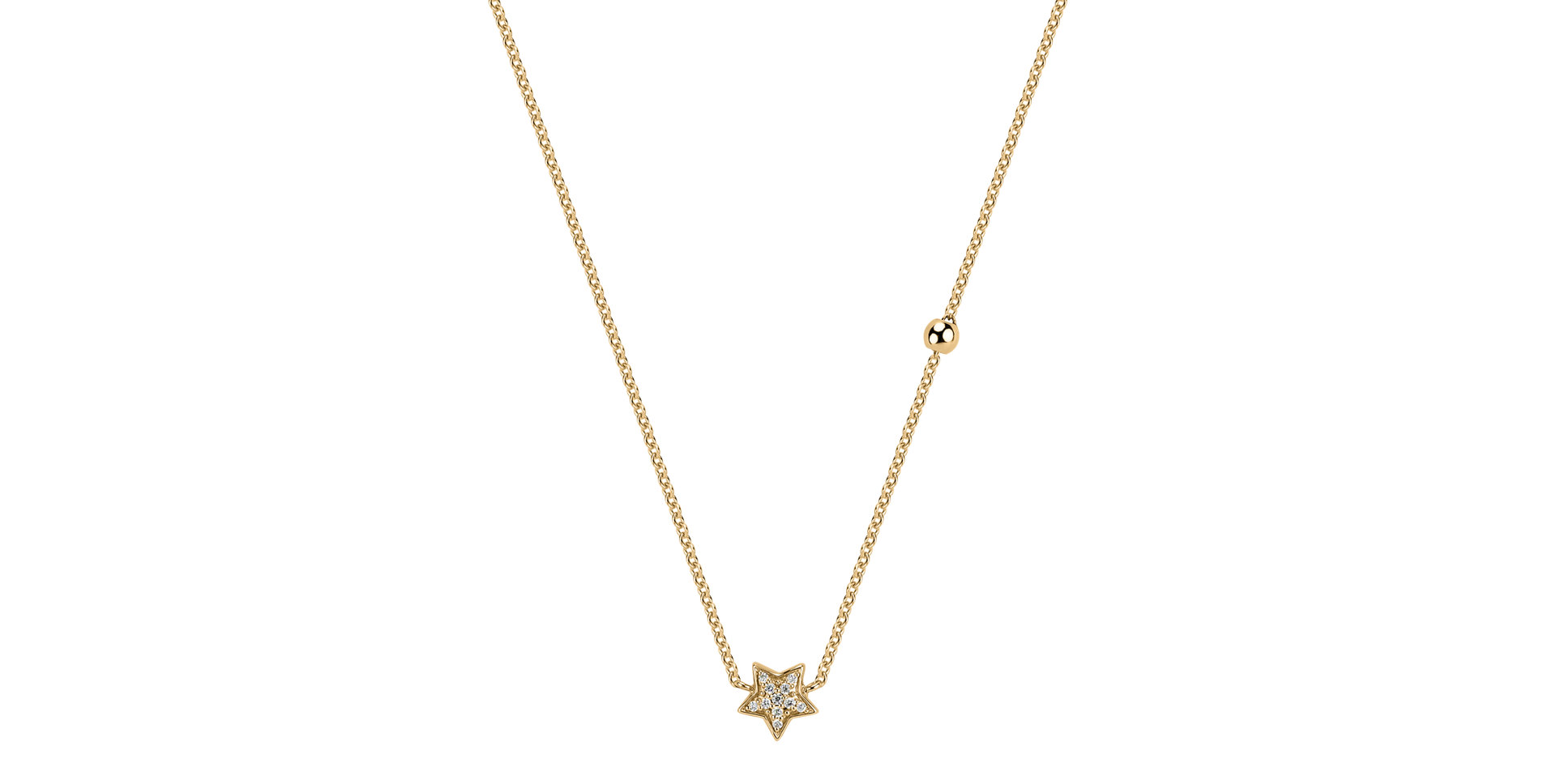 Diamond necklace Star Waterfall