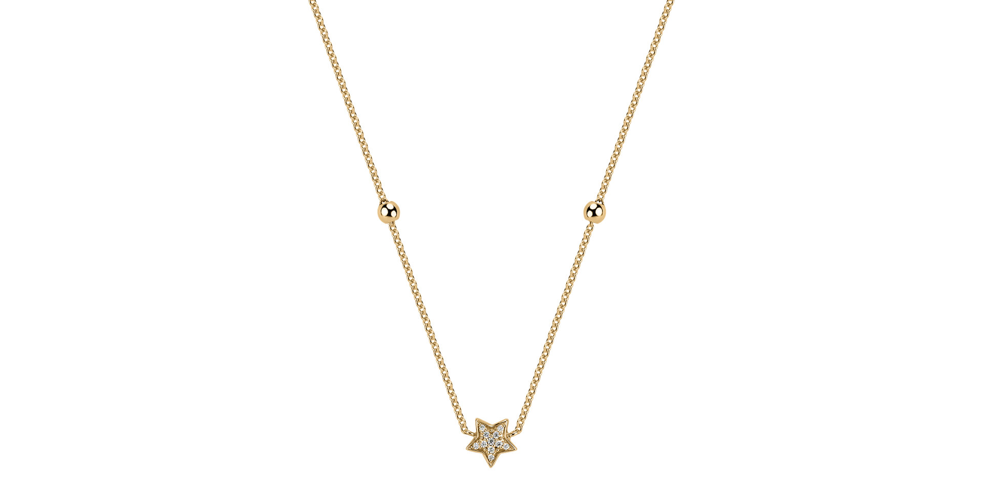 Diamond necklace Star Waterfall