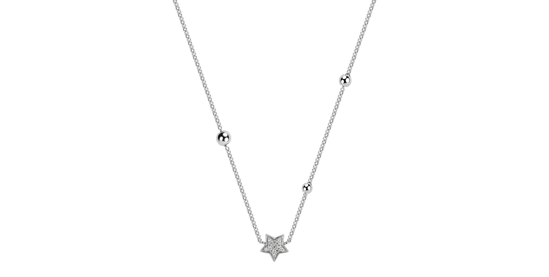 Diamond necklace Star Waterfall