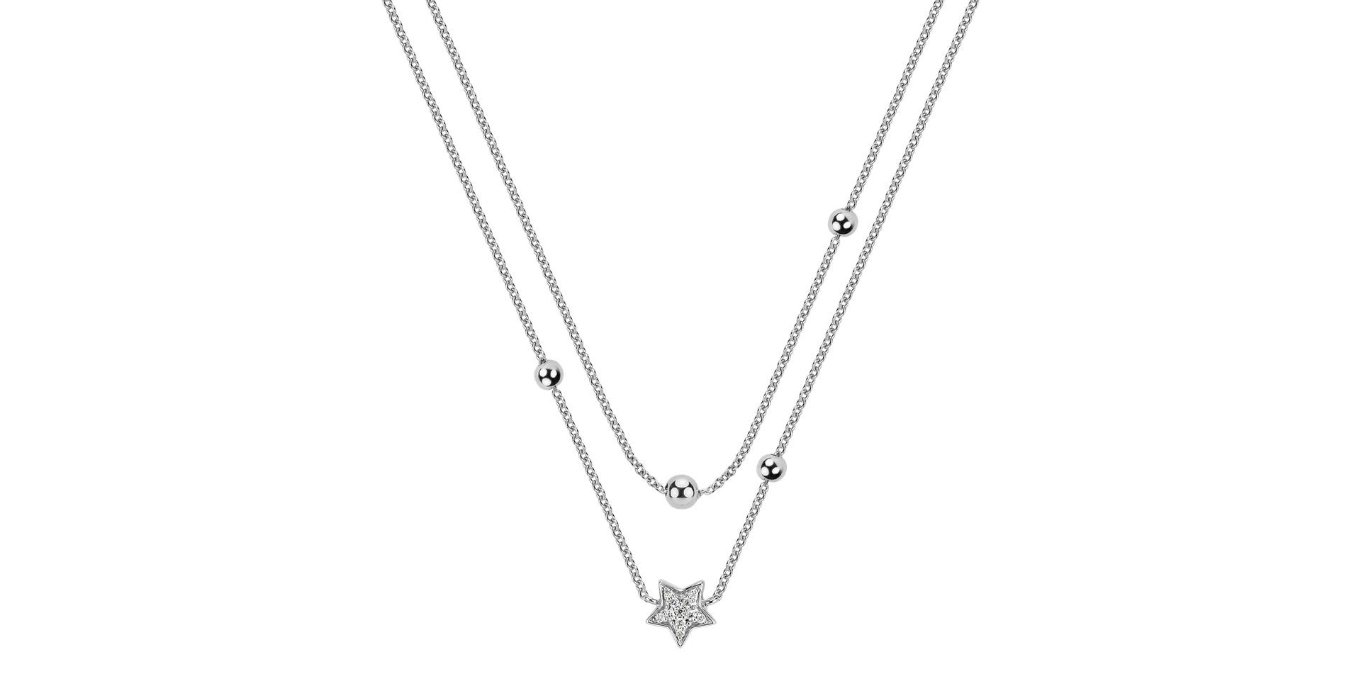 Diamond necklace Star Waterfall