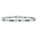 Diamond bracelet with Emerald Gem Euphoria3