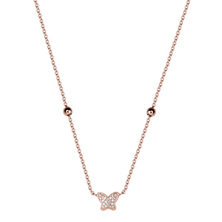 Diamond necklace Magic Buttefly