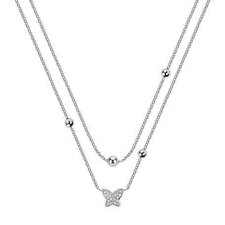 Diamond necklace Magic Butterfly