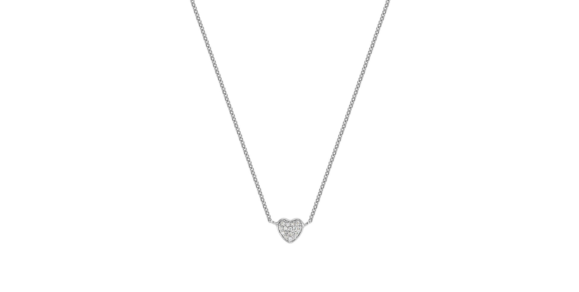 Diamond necklace Tender Heart