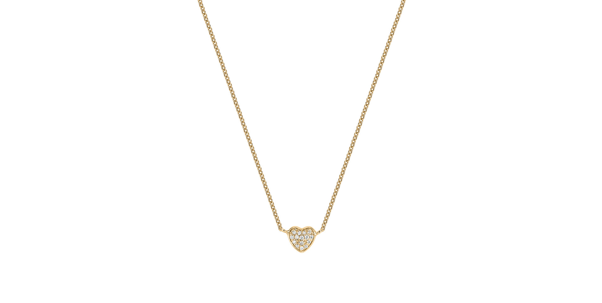 Diamond necklace Tender Heart