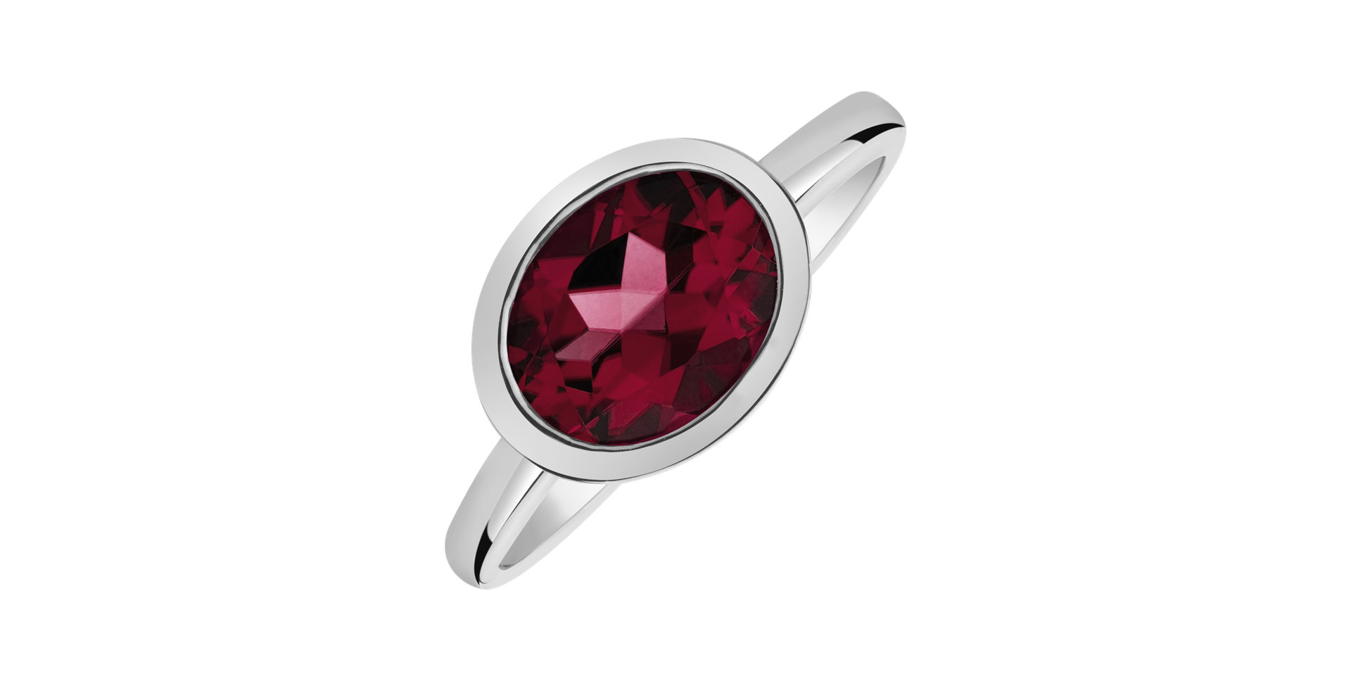 Ring with Rhodolite Bonbon