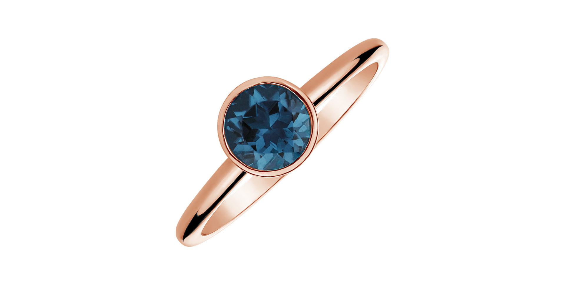 Ring with Topaz London Bonbon