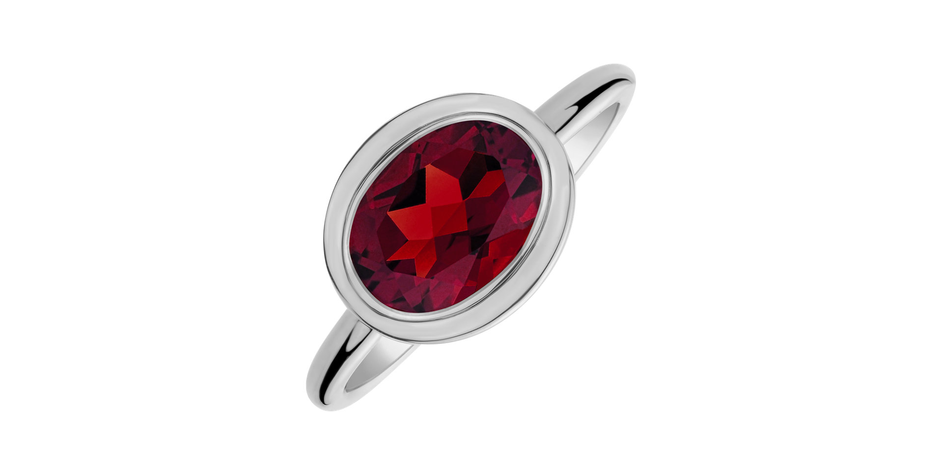 Ring with Rhodolite Bonbon