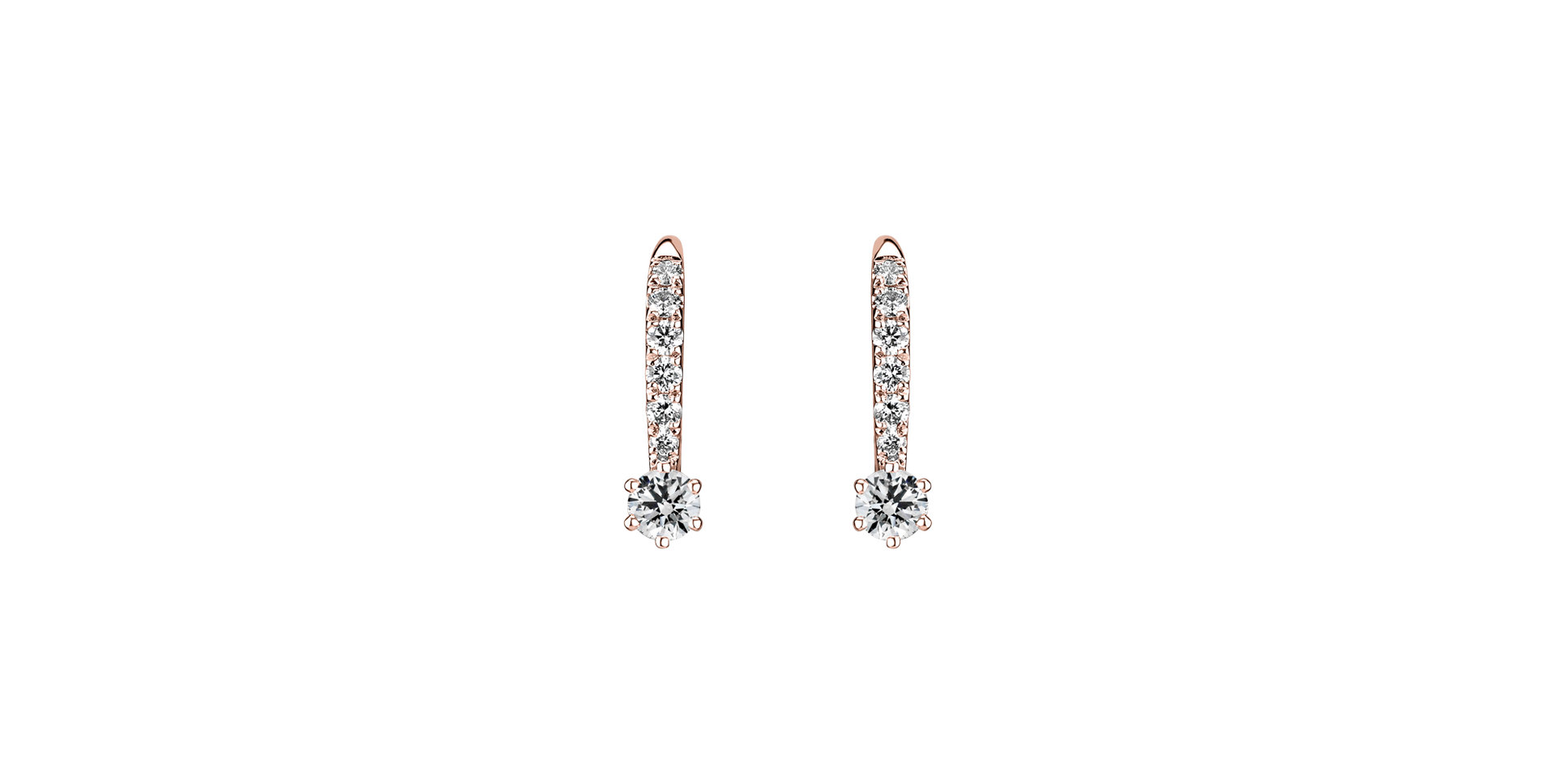 Diamond earrings Sparkless