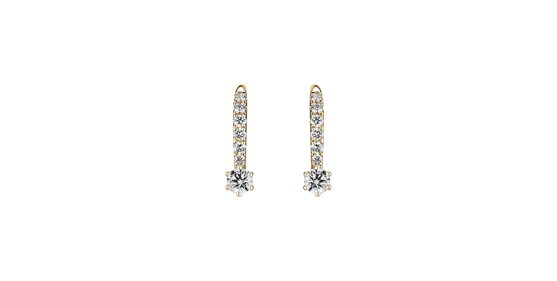 Diamond earrings Sparkless