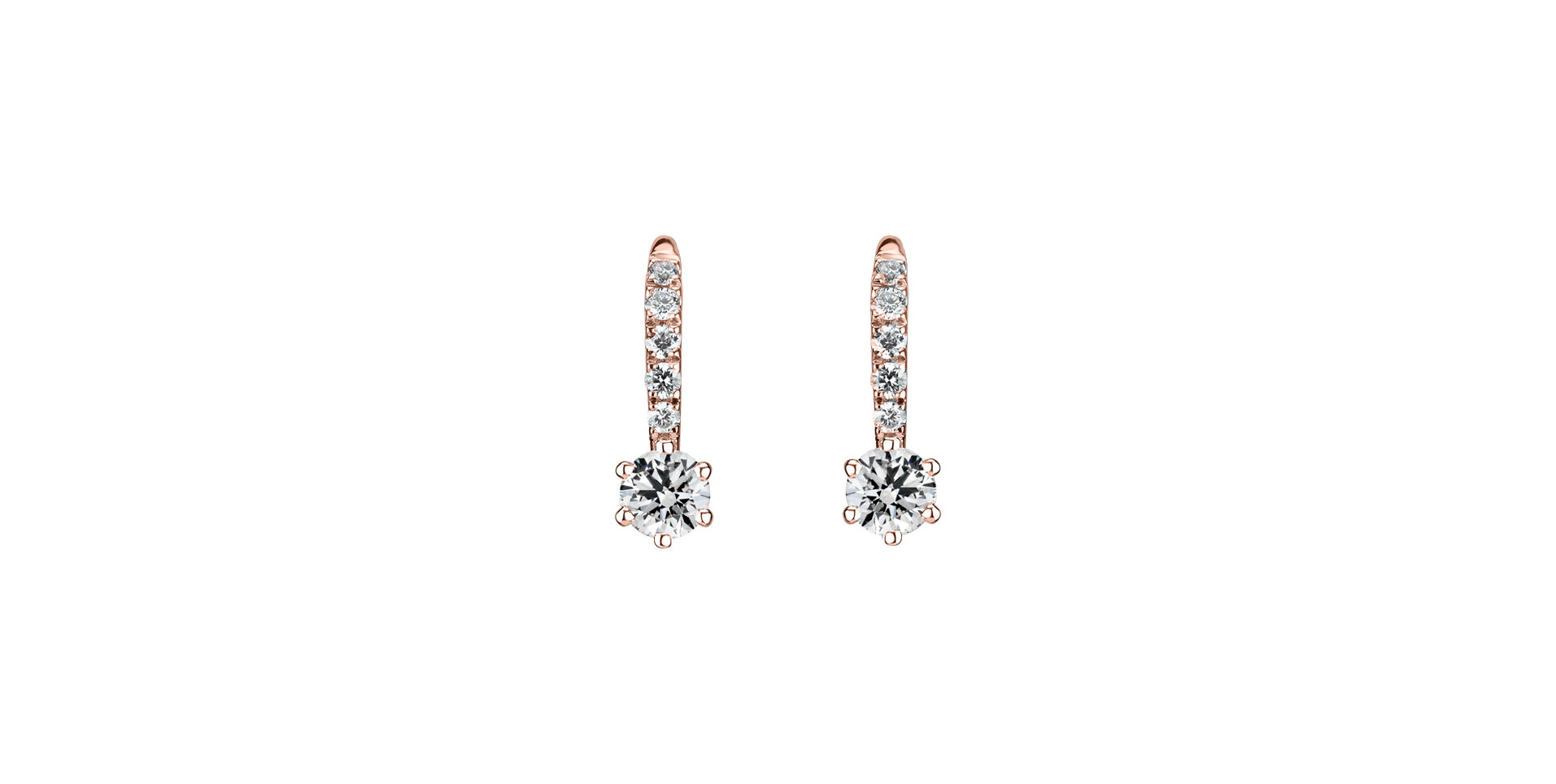 Diamond earrings Sparkless
