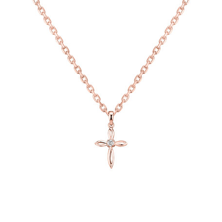 Diamond pendant Symbol of Faith