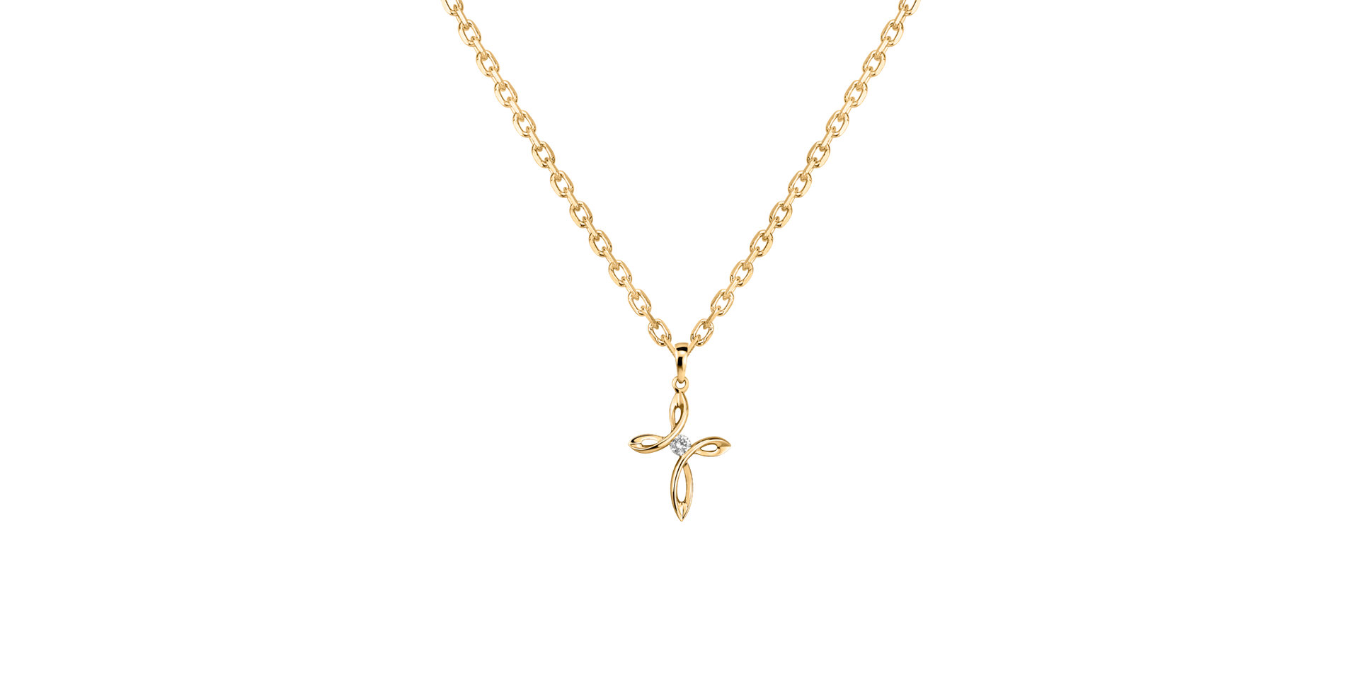 Diamond pendant Symbol of Sacrifice