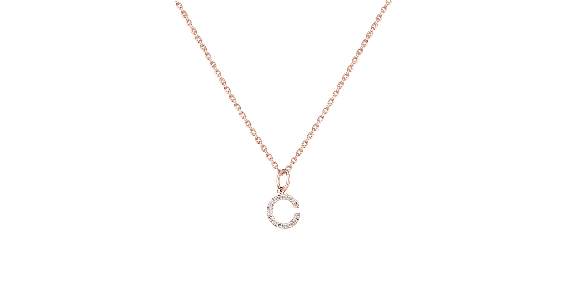 Diamond pendant Line Glitter  C