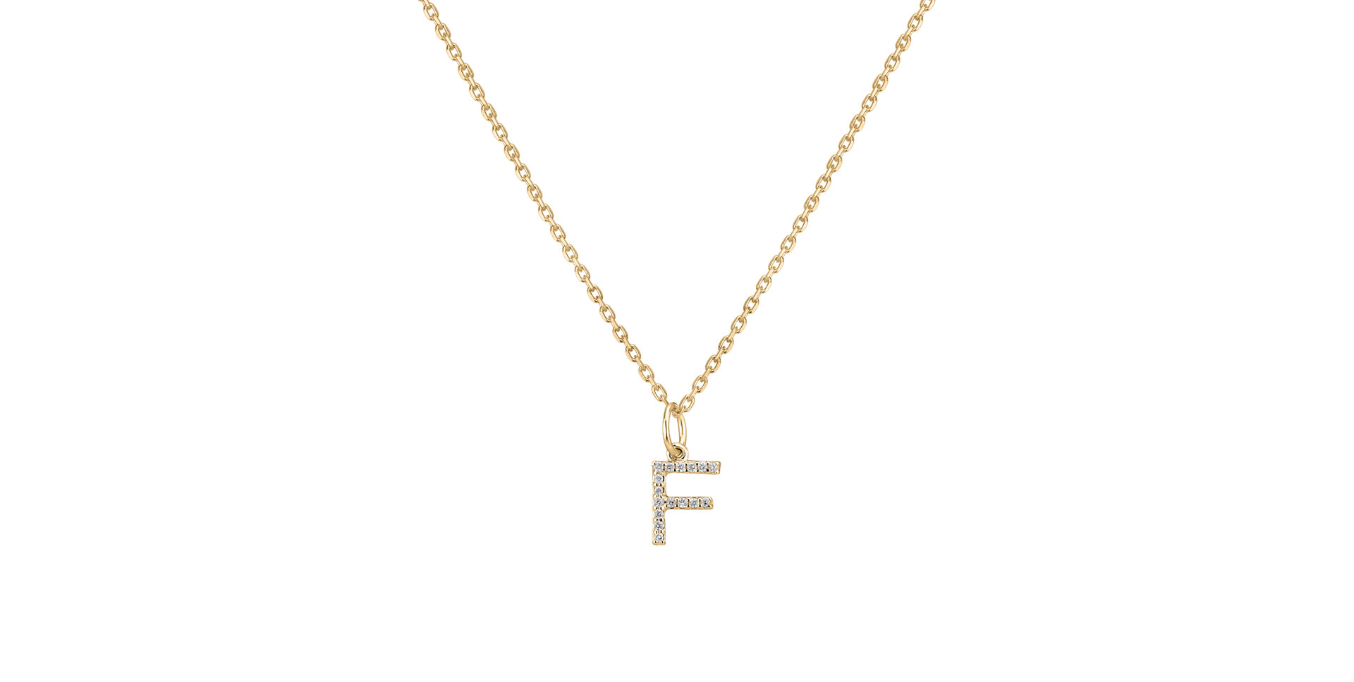 Diamond pendant Line Glitter  F