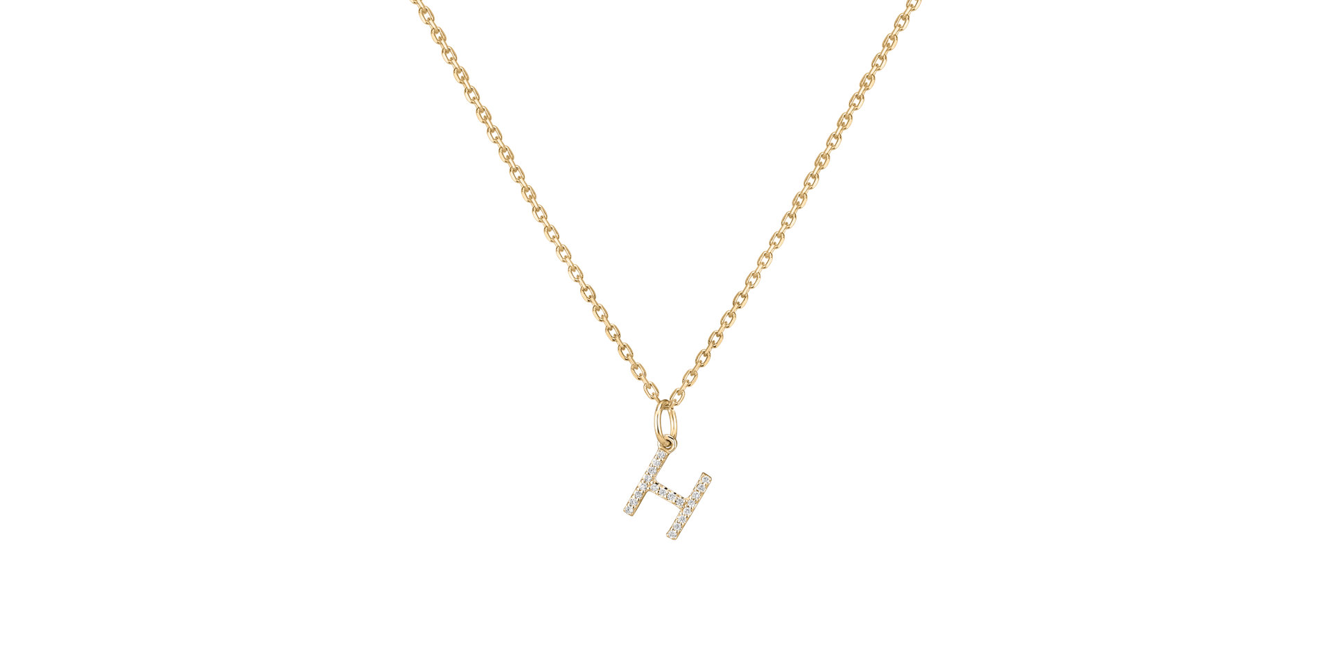 Diamond pendant Line Glitter  H