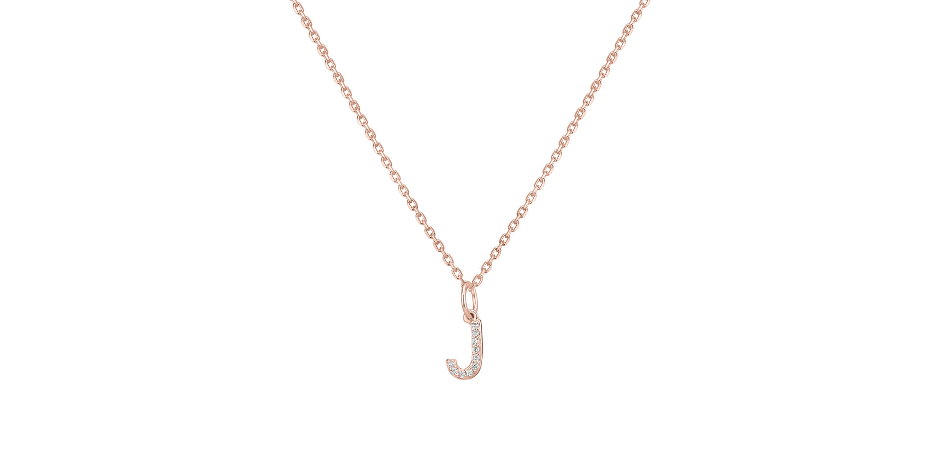 Diamond pendant Line Glitter  J
