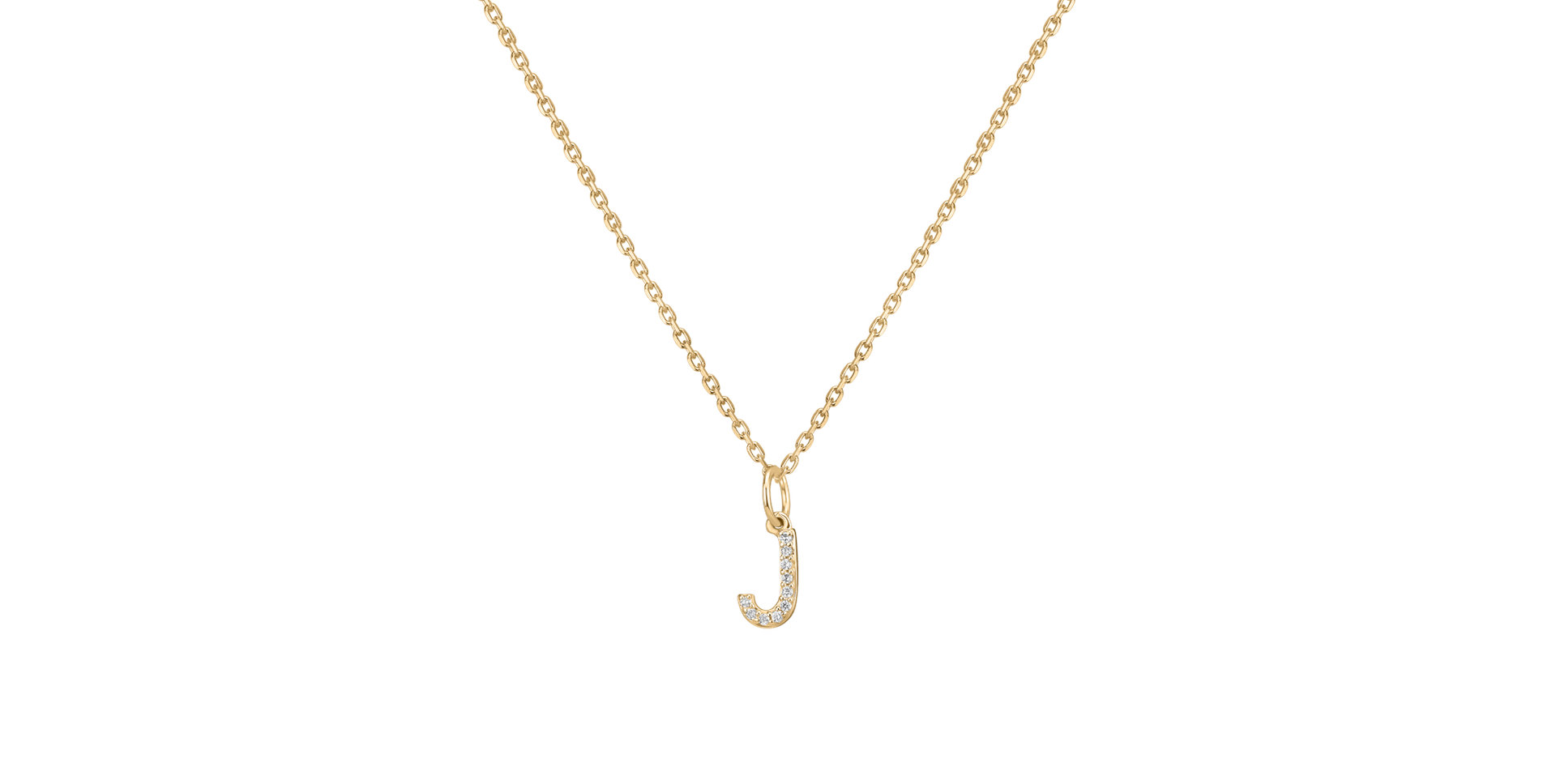 Diamond pendant Line Glitter  J