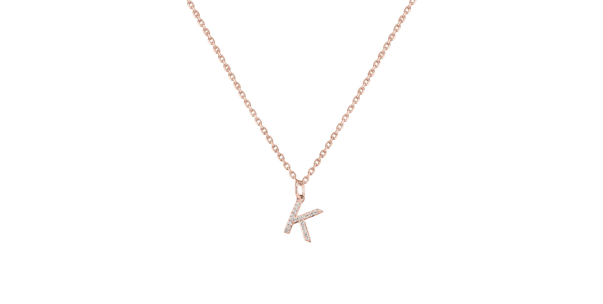 Diamond pendant Line Glitter  K