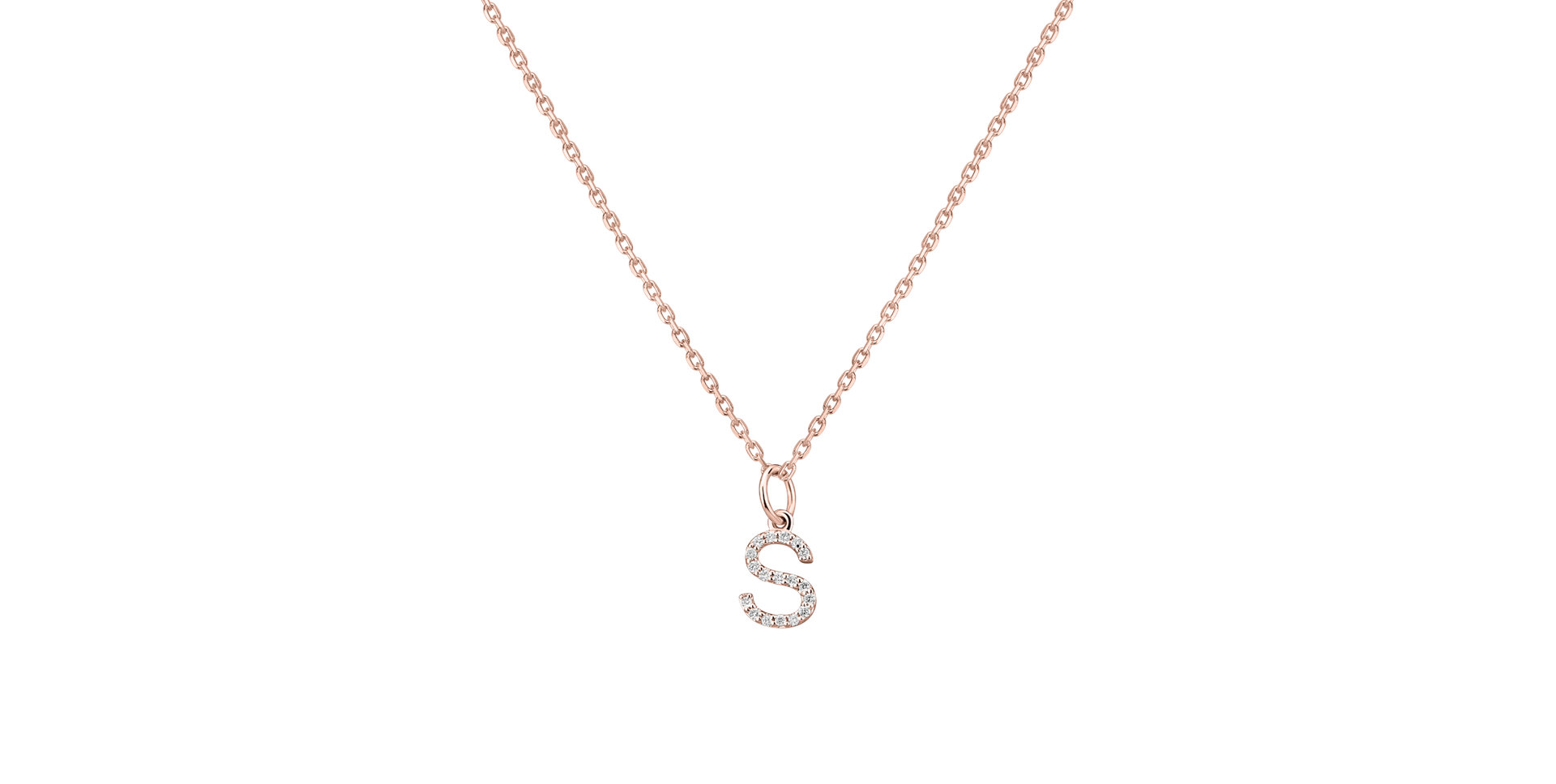 Diamond pendant Line Glitter  S